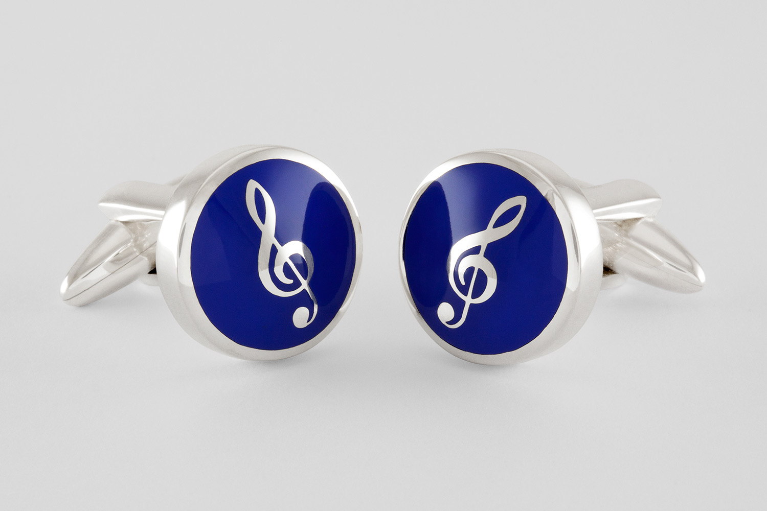 treble clef cuff links