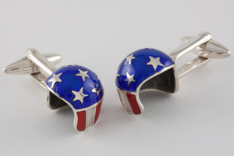 Helmet Cufflinks