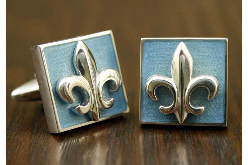 Fleur de lis Cuff links