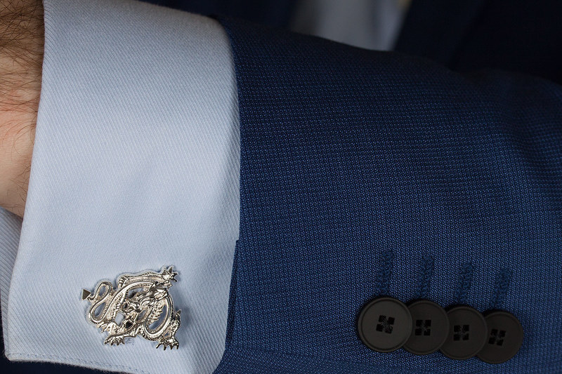 Chinese dragon Cuff links