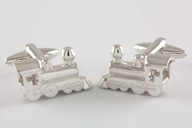 Train Cufflinks