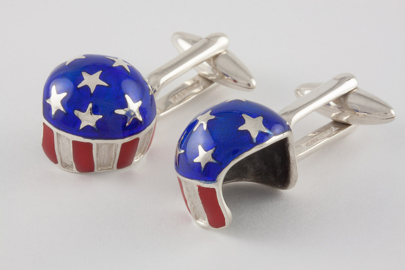 Helmet Cufflinks