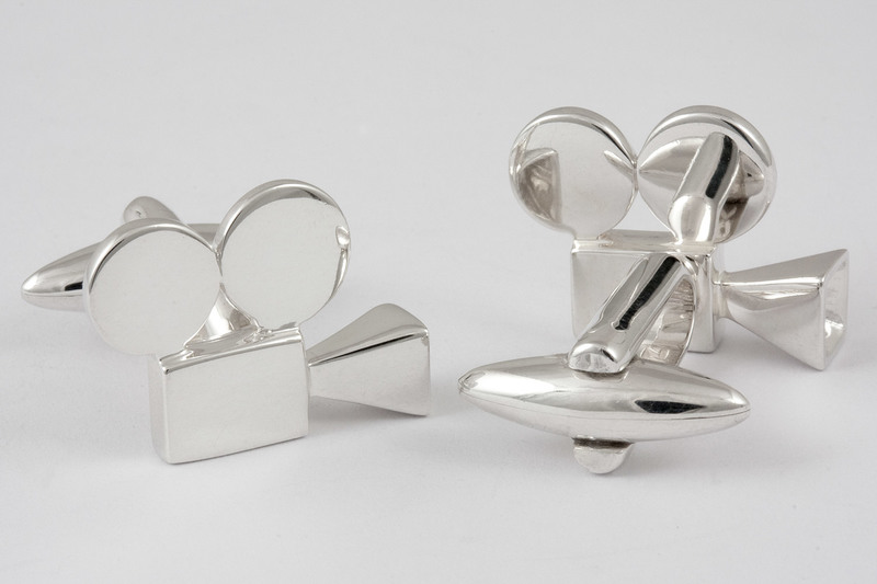 Movie camera Cuff links