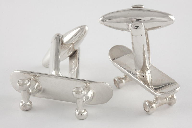 Skateboard Cufflinks