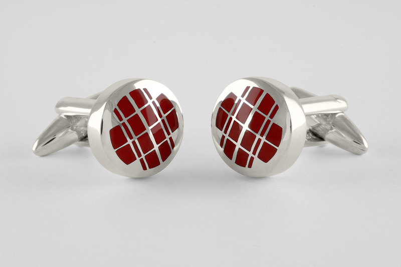 Double plaid Cufflinks