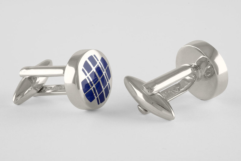 Navy blue Cufflinks