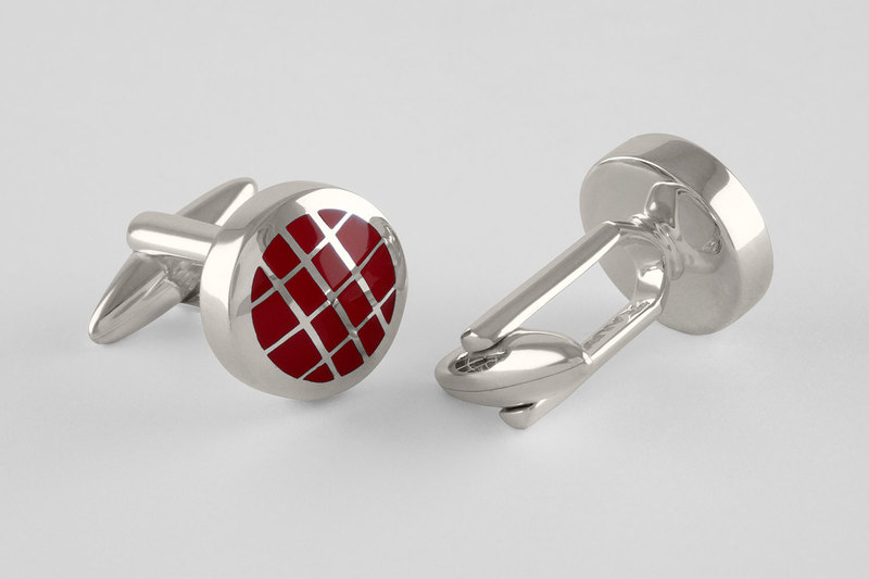 Plaid Cuff links