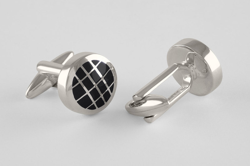Plaid Cuff links