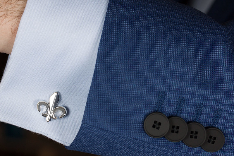 Fleur de lis Cuff links