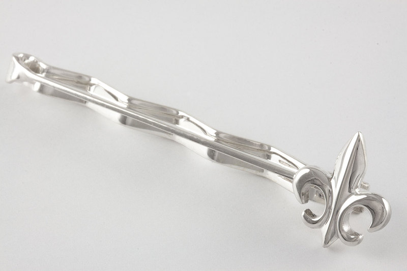 Fleur de lis Tie clip