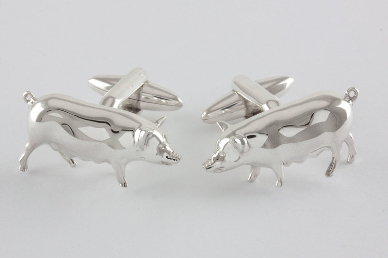 Pig Cuff links