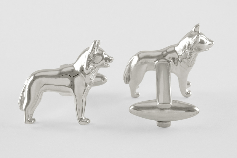 Sledge dog Cuff links