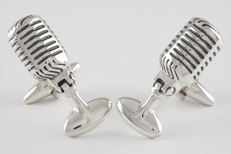 Microphone Cufflinks