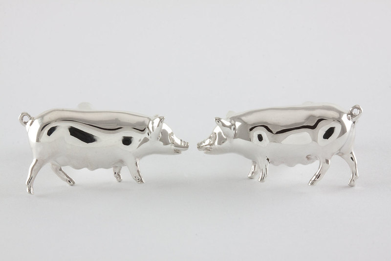 Pig Cufflinks