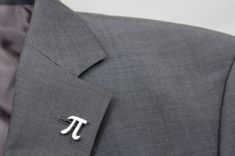 Pi Lapel pin