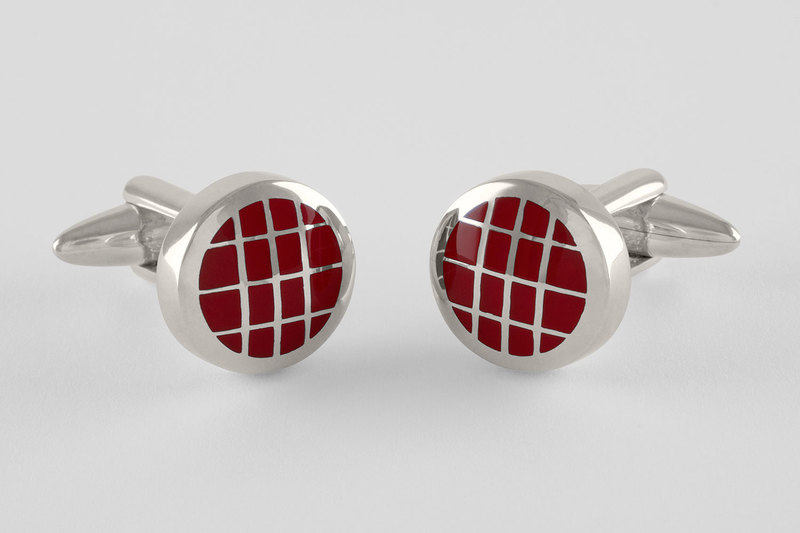 Plaid Cufflinks