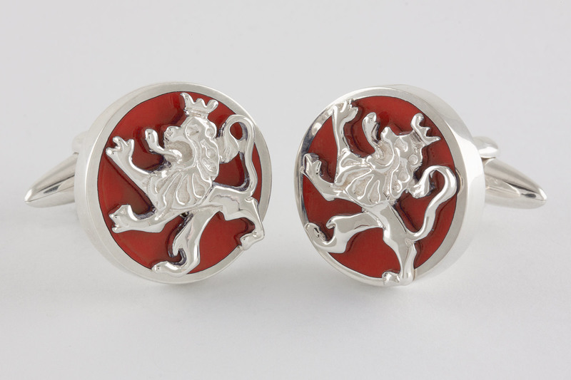 Round lion Cufflinks