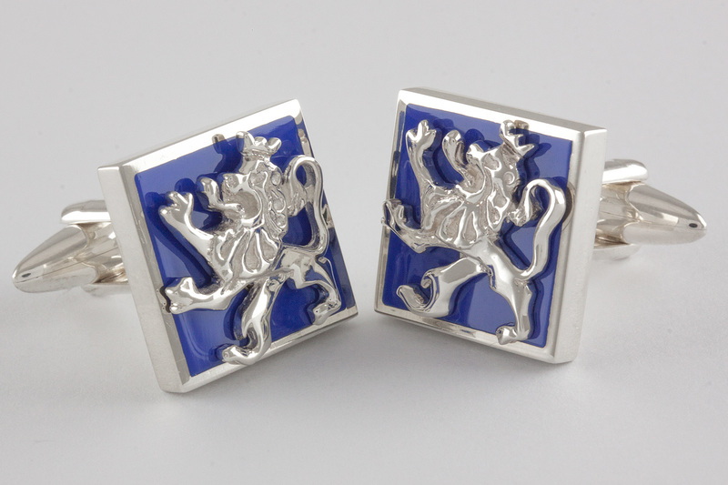 Enamel lion Cufflinks
