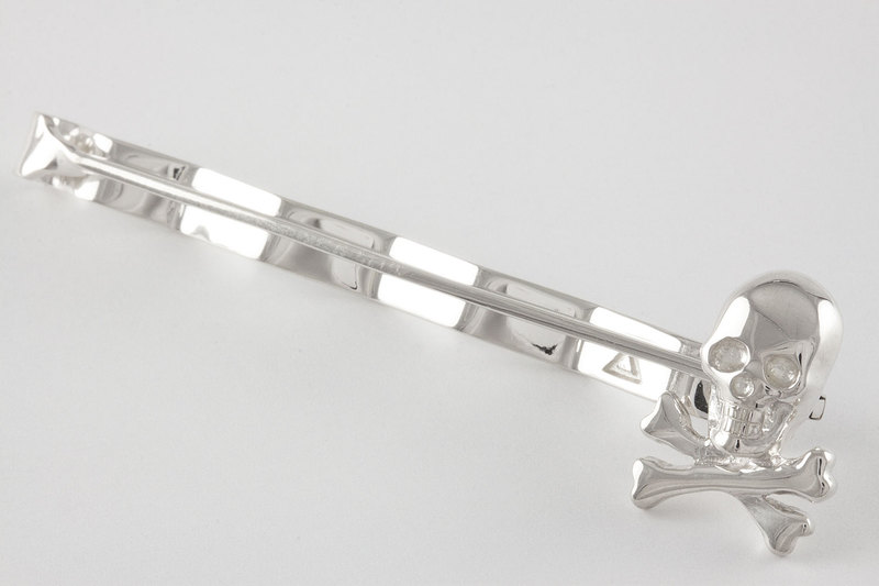 Skull Tie clip