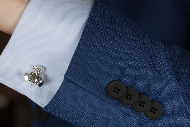 Teddy bear Cuff links