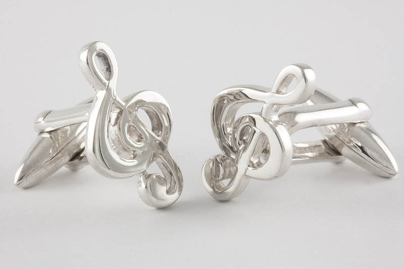 Treble clef Cufflinks